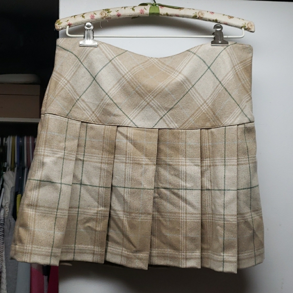 Gap khaki prep skirt